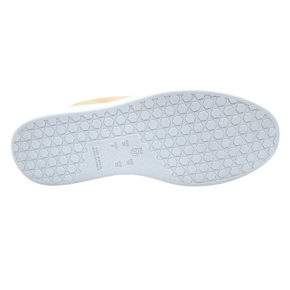 Tênis Comfortflex Couro Calce Fácil Bege 2465306