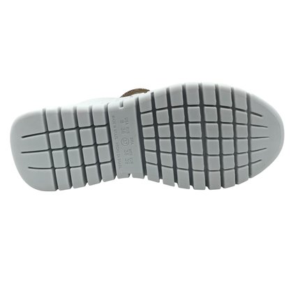 Tênis Comfortflex Couro Casual com Strass Branco 2484403