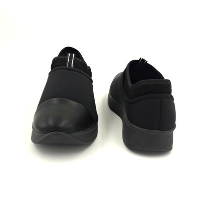 Tênis Comfortflex Preto de Tecido Elastano 1961305