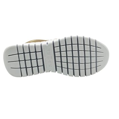 Tênis Comfortflex Slip On Couro Dourado 2484301