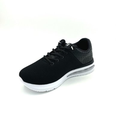 Tênis Comfortflex Tecido Preto Com Amortecedor 2248304