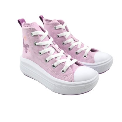 Tênis Converse All Star Cano Alto Menina Lilás CK11380001