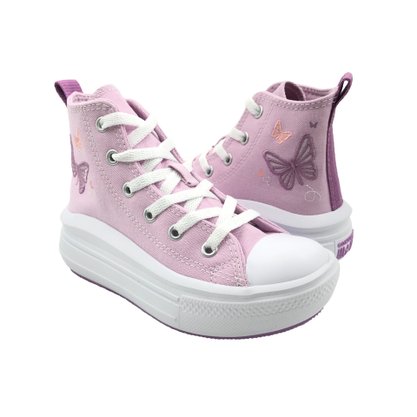 Tênis Converse All Star Cano Alto Menina Lilás CK11380001