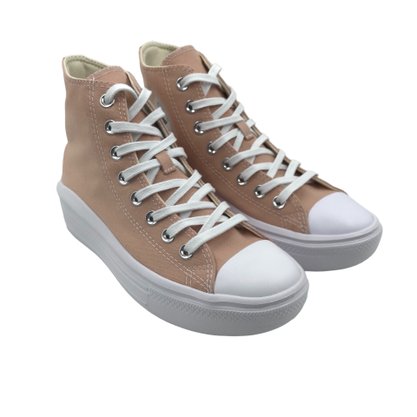 Tênis Converse All Star Feminino Cano Alto Bege CT17810016