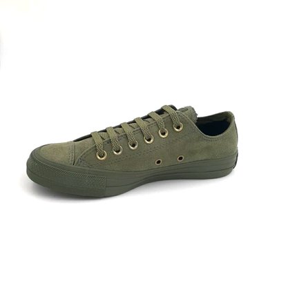 Tênis Converse All Star Verde Musgo Suede Monocolor
