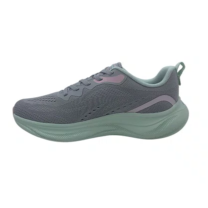 Tênis Esportivo Feminino Skechers Skech Cloud Gentle Glow Cinza