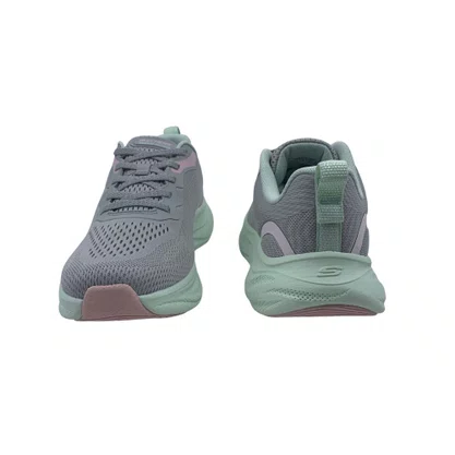 Tênis Esportivo Feminino Skechers Skech Cloud Gentle Glow Cinza
