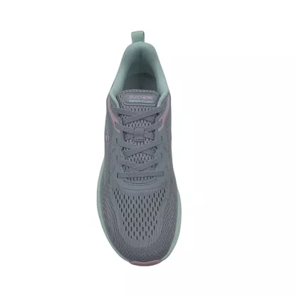 Tênis Esportivo Feminino Skechers Skech Cloud Gentle Glow Cinza
