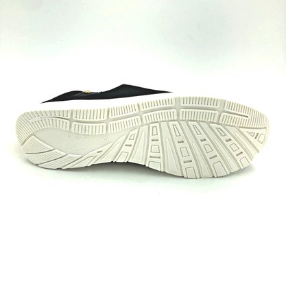 Tênis Feminino Bebecê Slip On Malha Knit Preto 1342303