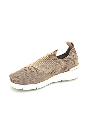 Tênis Feminino Bebecê Slip On Malha Knit  Rosê 1334-385