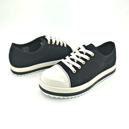Tênis Feminino Beira Rio Flatform Preto 4196911