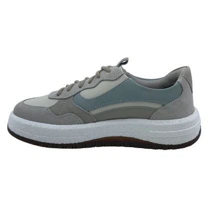 Tênis Feminino Democrata Sola TPU Azul/Off White 618104
