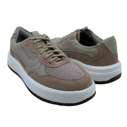 Tênis Feminino Democrata Sola TPU Bege 618104