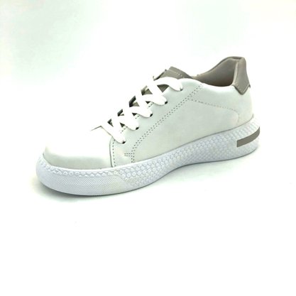 Tênis Feminino Pegada Couro Natural Branco 214351