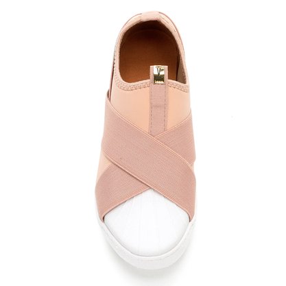 Tênis Feminino Rosa Slip On Elástico Vizzano 1214.276