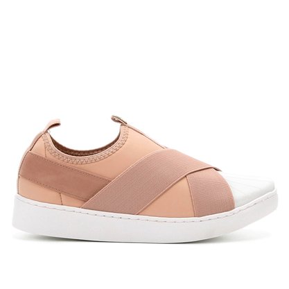 Tênis Feminino Rosa Slip On Elástico Vizzano 1214.276