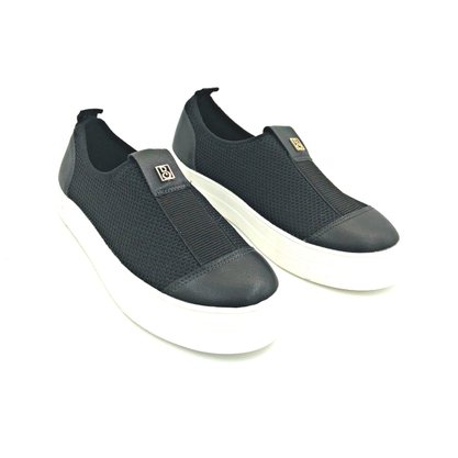 Tênis Feminino Slip On Bebecê Preto 2141-727