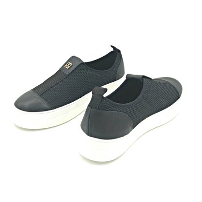 Tênis Feminino Slip On Bebecê Preto 2141-727