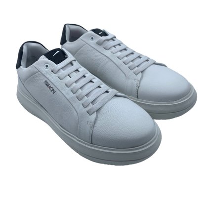 Tênis Ferracini Casual Sneakers Couro Branco Energy 8285