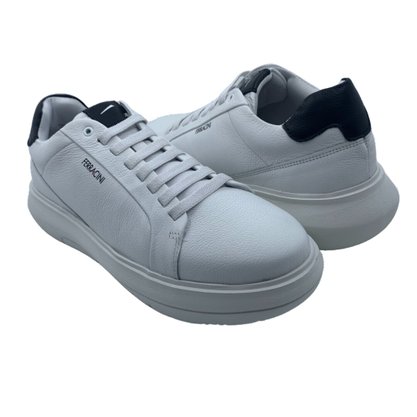 Tênis Ferracini Casual Sneakers Couro Branco Energy 8285