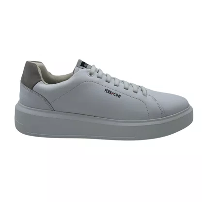 Tênis Ferracini Flip 6785 Couro Branco Fly EVA
