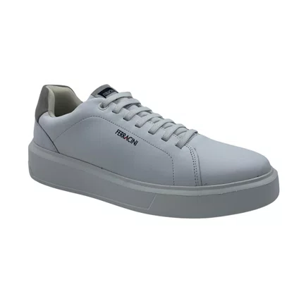 Tênis Ferracini Flip 6785 Couro Branco Fly EVA