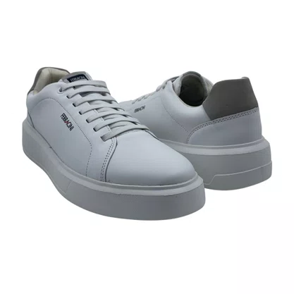 Tênis Ferracini Flip 6785 Couro Branco Fly EVA
