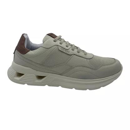 Tênis Ferracini Speed 8352 Couro Off White Fly EVA