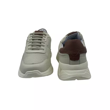 Tênis Ferracini Speed 8352 Couro Off White Fly EVA