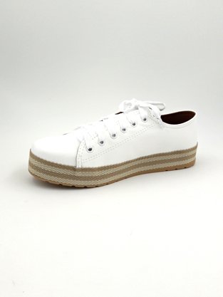 Tênis Flatform Feminino Branco RedSun 210206