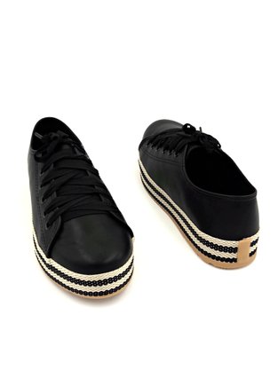 Tênis Flatform Feminino Preto RedSun 210206