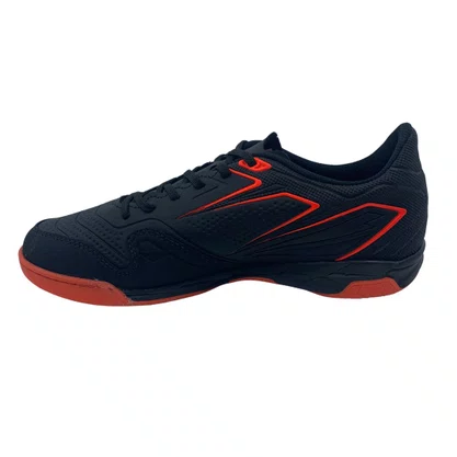 Tênis Futsal Masculino Penalty Max 300 Y-1 Preto com Coral