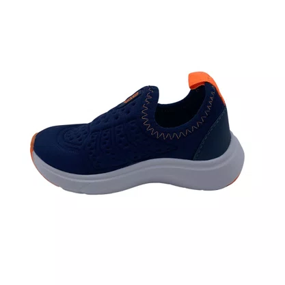 Tênis Infantil Batatinha Azul Marinho 066 Tecido Elástico Menino