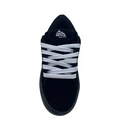 Tênis Infantil Batatinha Preto e Branco 2011 Camurça Menino