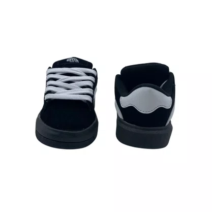 Tênis Infantil Batatinha Preto e Branco 2011 Camurça Menino