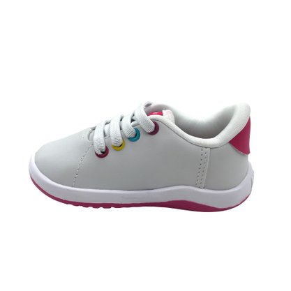 Tênis Kidy Menina Bebê Anatômico Branco 81635