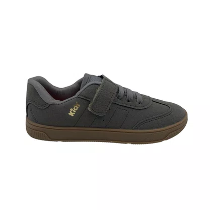 Tênis Kidy Menino Casual Calce Fácil Cinza 3291018