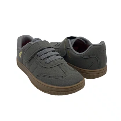 Tênis Kidy Menino Casual Calce Fácil Cinza 3291018