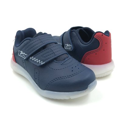 Tênis Kidy Menino Velcro com Luz Azul Marinho 200186
