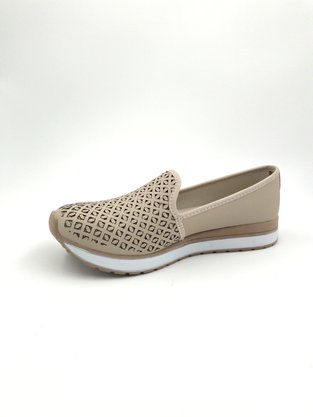 Tênis Kolosh Casual Bege Flatform C1343
