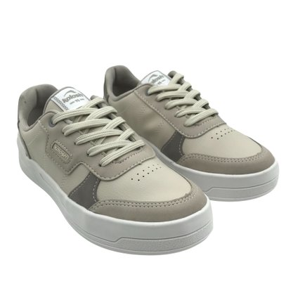 Tênis Kolosh Casual Flat Form Bege 3721