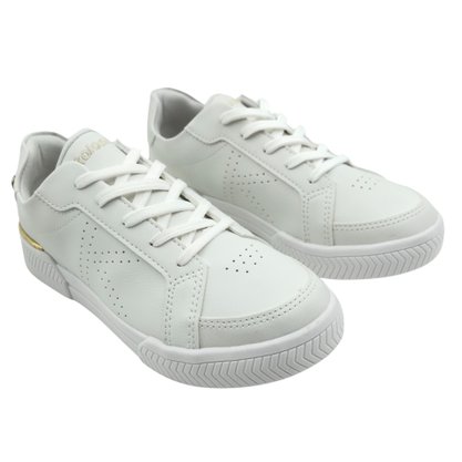 Tênis Kolosh Casual Flat Form Branco 3019