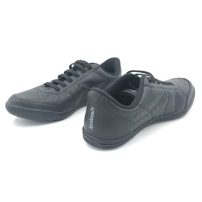 Tênis Kolosh Couro Natural Preto Sola Preta C0054