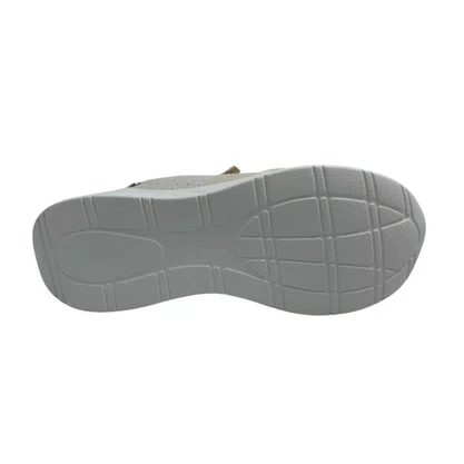 Tênis Kolosh Off White 3984 Anabela K-Soft Zíper