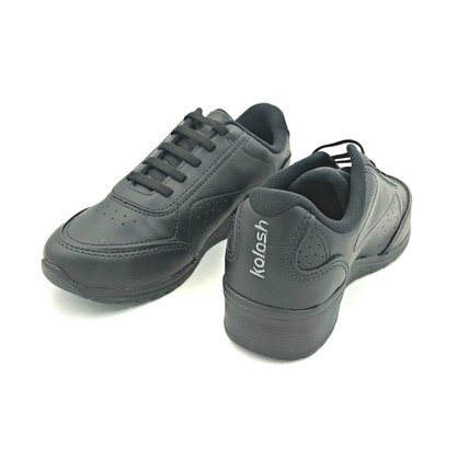 Tênis Kolosh Salto Anabela Preto C2288