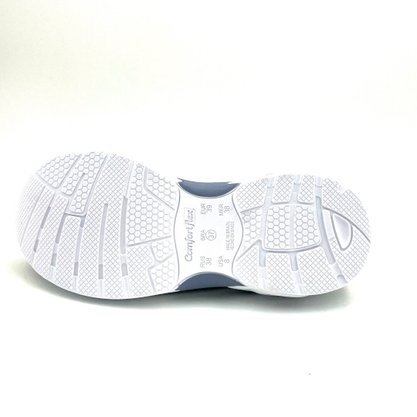 Tênis Meia Comfortflex Amortecedor Tecido Azul 2289301