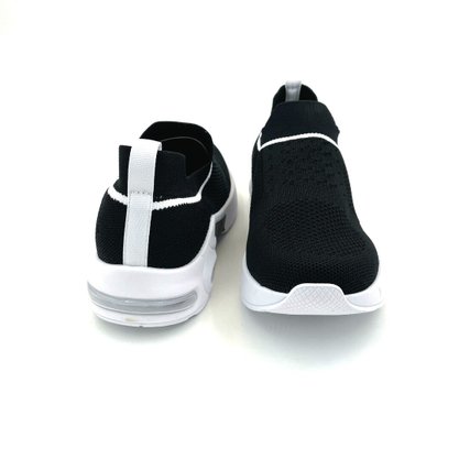 Tênis Meia Comfortflex Amortecedor Tecido Preto 2289301