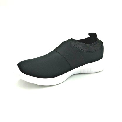 Tênis Meia Rep Play Tecido Knit  Preto 101