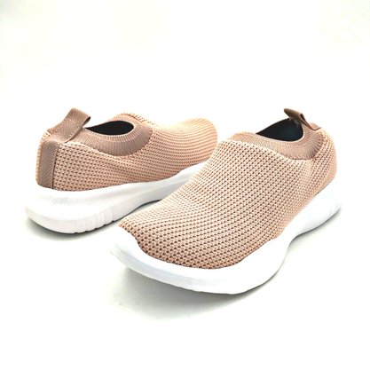 Tênis Meia Rep Play Tecido Knit  Rosê 102