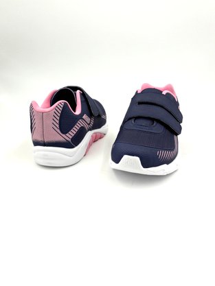 Tênis Menina Infantil Kidy Azul/Rosa Respi-Tec